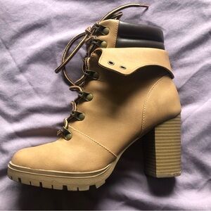 Heeled “Work” Booties